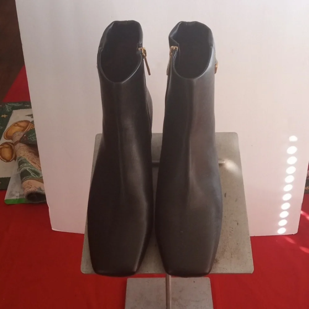 Women's Franco Sarto Black Ankle Boots - Picture 2 of 8